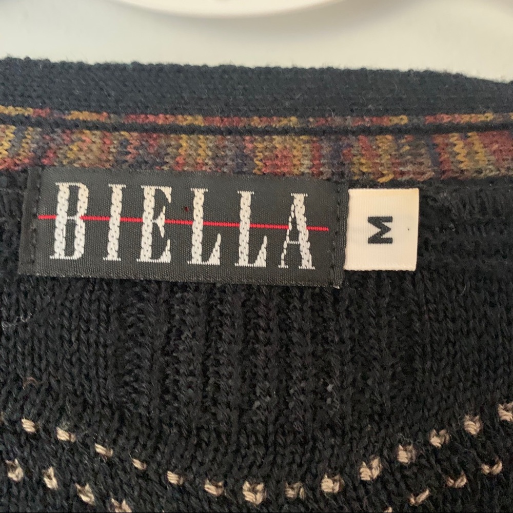 Vintage Biella COOGI Style Button Cardigan Sweater - Picture 7 of 7